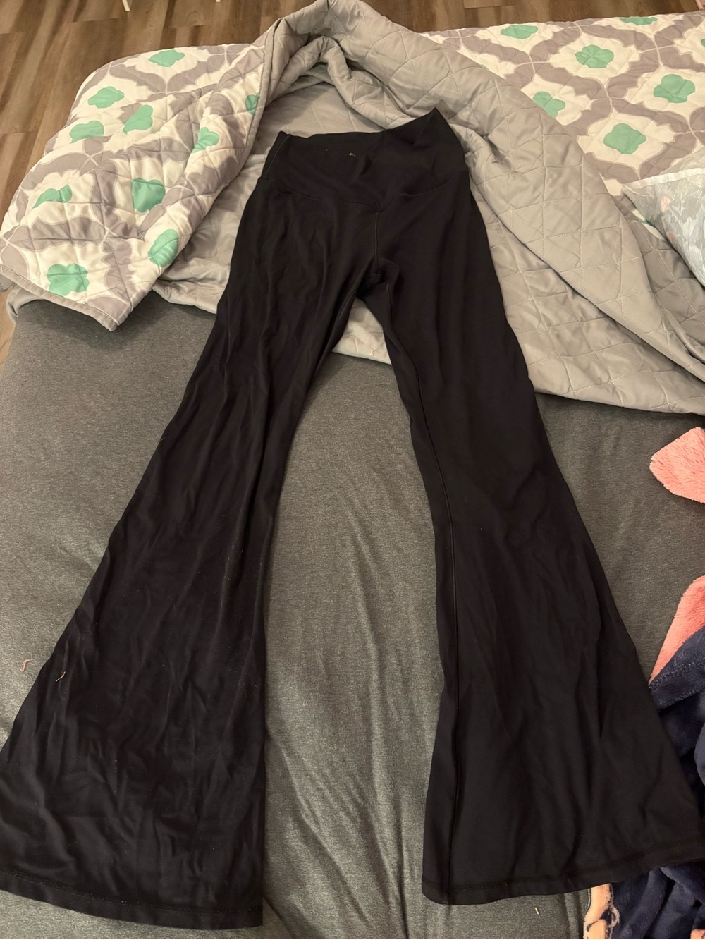 Sunzel Black Yoga Leggings with Logo